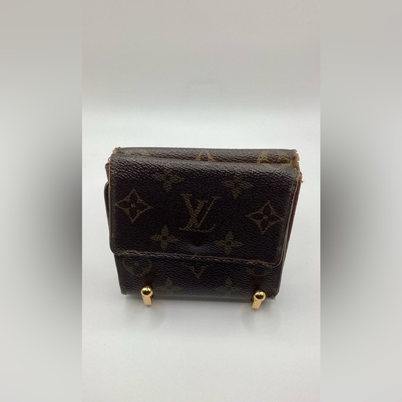 Authentic - Louis Vuitton Brown Leather Monogram Wallet - Picture 3 of 13